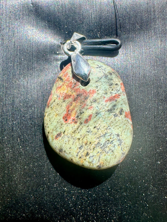Unakite Jasper Pendant